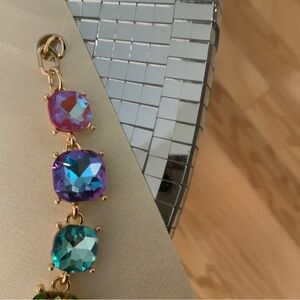 Elegant Multicolor Crystal Drop Earrings